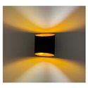 Applique murale LED noir/doré, 1x5W LED  HOYA OBLIQUE