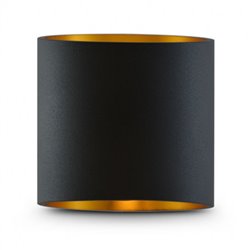 Applique murale LED noir/doré, 1x5W LED  HOYA OBLIQUE