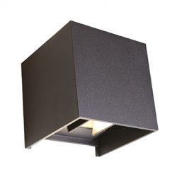 Applique murale LED noire, 7W 430 Lm Blanc chaud  GAMAY