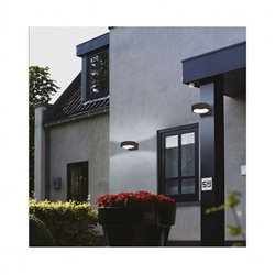 Applique murale LED gris anthracite, 16W 800 Lm Blanc chaud  SEMILLON