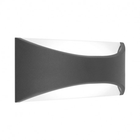 Applique murale LED gris anthracite, 12W 660 Lm Blanc chaud  MERLOT