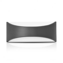 Applique murale LED gris anthracite, 12W 660 Lm Blanc chaud  MERLOT