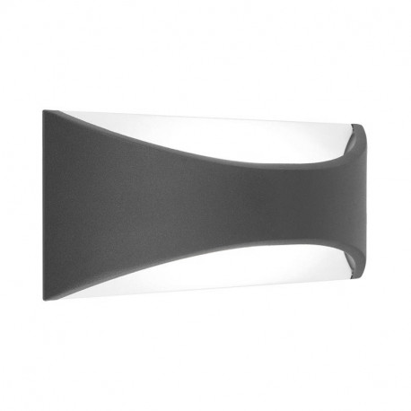 Applique murale LED gris anthracite, 6W 330 Lm Blanc chaud  MERLOT