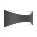 Applique murale LED gris anthracite, 6W 330 Lm Blanc chaud  MERLOT