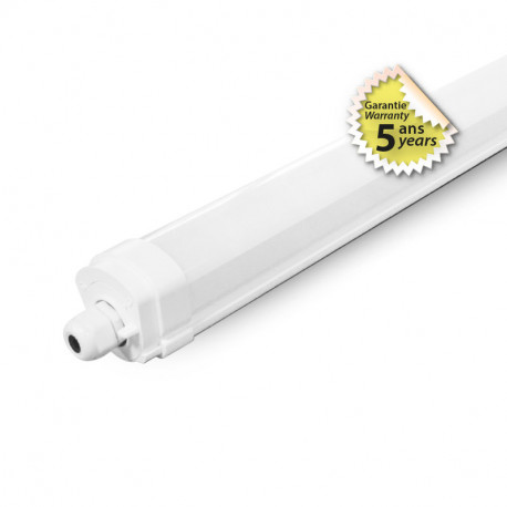 Lot de 6 luminaires étanches LED, 35W 4200 Lm Blanc neutre garantie 5 ans DANUBE