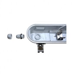 Lot de 6 boîtiers étanches LED, 20-36W 2800-5040 Lm Blanc jour RHONE