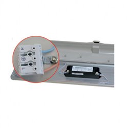 Lot de 4 boîtiers étanches LED, 80W 8500 Lm Blanc neutre  TAGE