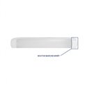 Réglette LED salle de bain avec bouton on/off, blanche pour ampoule S19 COMPACTO S19