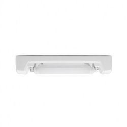 Réglette LED salle de bain avec bouton on/off et prise, blanche pour ampoule S19 COMPACTO S19