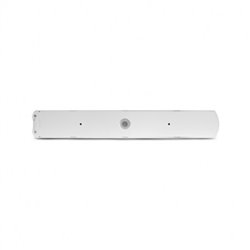 Réglette LED salle de bain avec bouton on/off et prise, blanche pour ampoule S19 COMPACTO S19