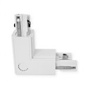 Connecteur triphasé coude L circuit extérieur blanc 