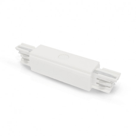 Connecteur triphasé 100x32 mm blanc central