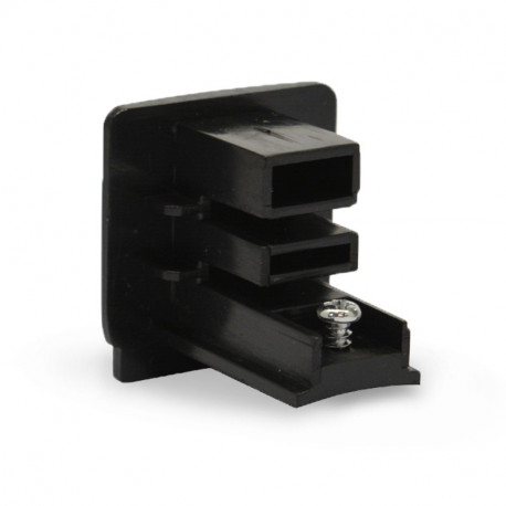 Connecteur triphasé fin double sens noir 