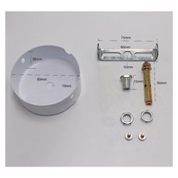 Accessoires de suspension pour plafonnier LED Blanc 1 m