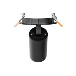 Accessoire montage en encastré noir pour spot 18W Modular