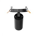 Accessoire montage en encastré noir pour spot 18W Modular