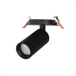 Accessoire montage en encastré noir pour spot 30W Modular