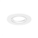 Collerette ronde, blanc inclinable pour spot Eclat II  ÉCLAT CCT II