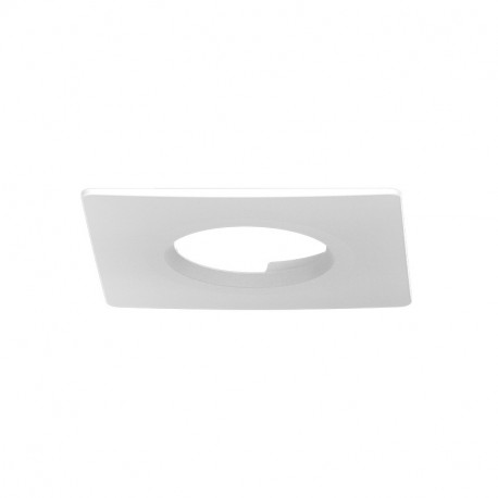 Collerette carrée, blanc fixe pour spot Eclat II  ÉCLAT CCT II