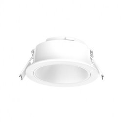 Collerette basse luminance rond/rond, blanc/blanc pour spot Eclat II ÉCLAT CCT II