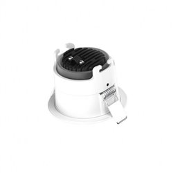 Collerette basse luminance rond/rond, blanc/doré pour spot Eclat II ÉCLAT CCT II