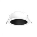 Collerette basse luminance rond/rond, blanc/noir pour spot Eclat II ÉCLAT CCT II