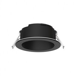Collerette basse luminance rond/rond, noir/noir pour spot Eclat II ÉCLAT CCT II