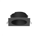 Collerette basse luminance carré/rond, noir/noir pour spot Eclat II ÉCLAT CCT II