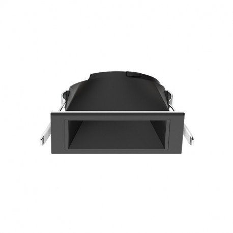 Collerette basse luminance carré/carré, noir/noir pour spot Eclat II ÉCLAT CCT II