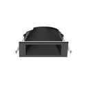 Collerette basse luminance carré/carré, noir/noir pour spot Eclat II ÉCLAT CCT II