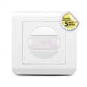 Interrupteur mural automatique LED infrarouge + crépusculaire 150W 9 m 