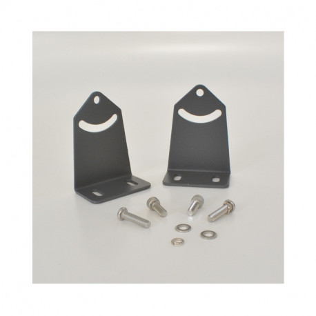 Lot de 2 équerres de fixation, pour inclinaison à 90° de lampe industrielle LED STOCKY