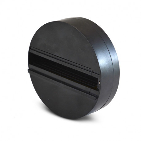 Patère noire Ø112 x 35 mm 