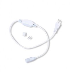 Câble alimentation avec emboût fin et connecteur pin mâle/mâle 