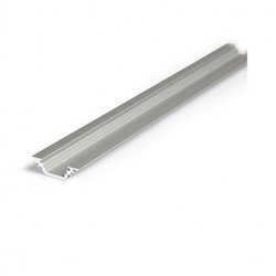 Lot de 10 profilés angle 45° 2 m aluminium pour bandeaux LED