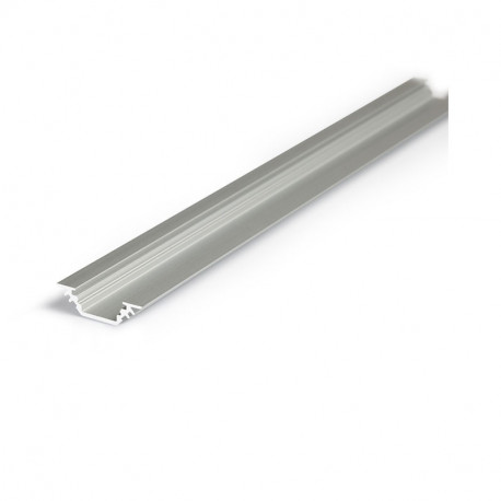 Lot de 10 profilés angle 45° 2 m aluminium pour bandeaux LED
