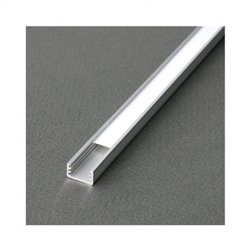 Lot de 10 profilés fins 1 m aluminium pour bandeaux LED