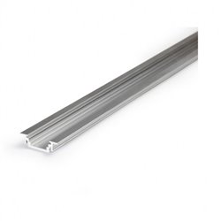 Lot de 10 profilés rainure 1 m alu brut pour bandeaux LED