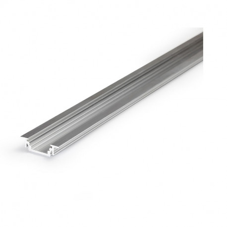Lot de 10 profilés rainure 1 m alu brut pour bandeaux LED