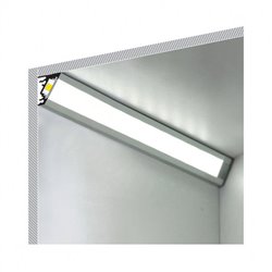 Lot de 10 profilés angle 30-60° 1 m aluminium pour bandeaux LED