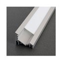 Lot de 10 profilés angle 30-60° 2 m aluminium pour bandeaux LED