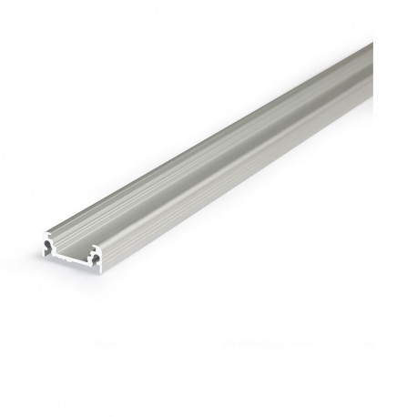Lot de 10 profilés plats 1 m aluminium pour bandeaux LED