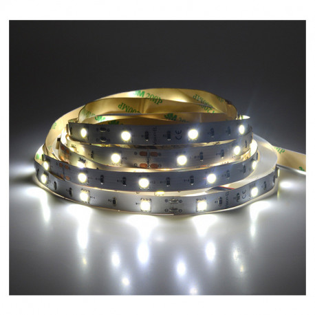 Ruban LED de 5 m 7,2W/m 290 Lm/m Blanc jour