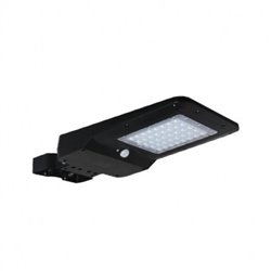 Tête de lampadaire solaire avec détecteur IR, 15W 1600 Lm Blanc chaud  SUNNY STREET