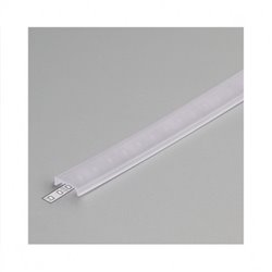 Lot de 10 diffuseurs clips transparents profilés 17,6 mm 2 m pour bandeaux LED