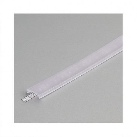 Lot de 10 diffuseurs clips transparents profilés 17,6 mm 2 m pour bandeaux LED