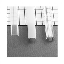 Lot de 10 diffuseurs clips profilés 17,6 mm 2 m pour bandeaux LED