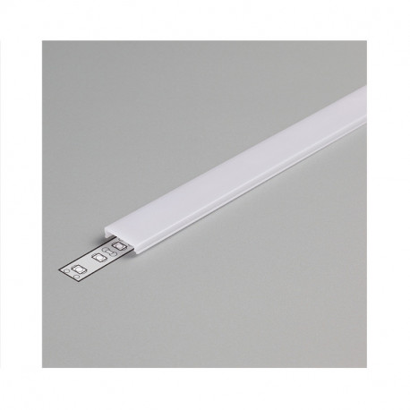 Lot de 10 diffuseurs clips blanc profilé 15,4 mm 1 m pour bandeaux LED