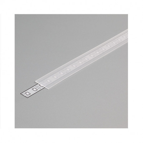 Lot de 10 diffuseurs dépolis profilé 15,4 mm 2 m pour bandeaux LED