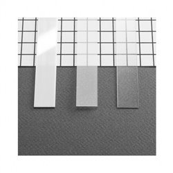 Lot de 10 diffuseurs blanc profilé 10,2 mm 1 m pour bandeaux LED